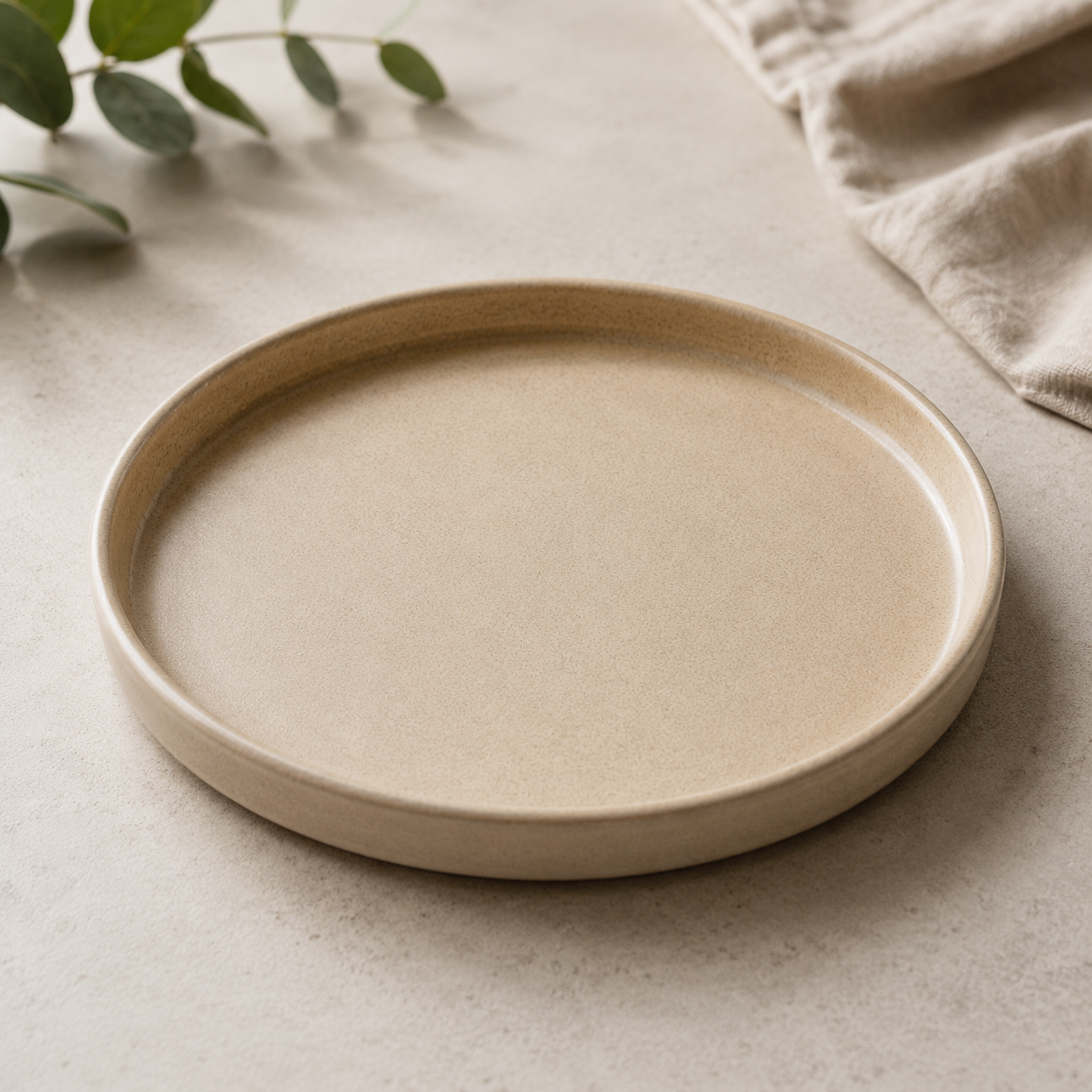 Sandstone Serve Plate 7”