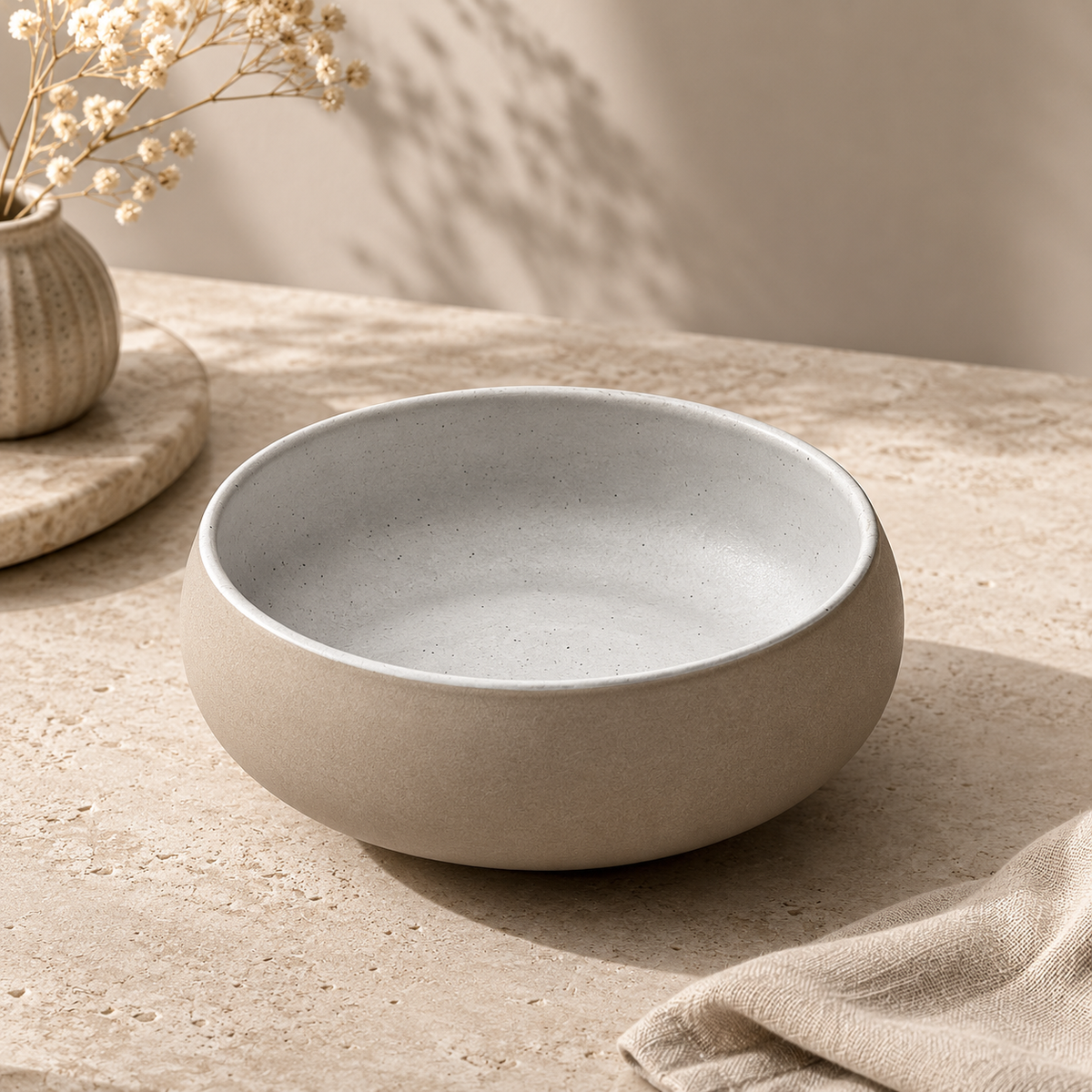 Rustic 6" Curve Bowl