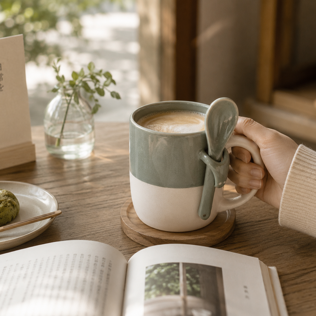 Sage Spoon Mug