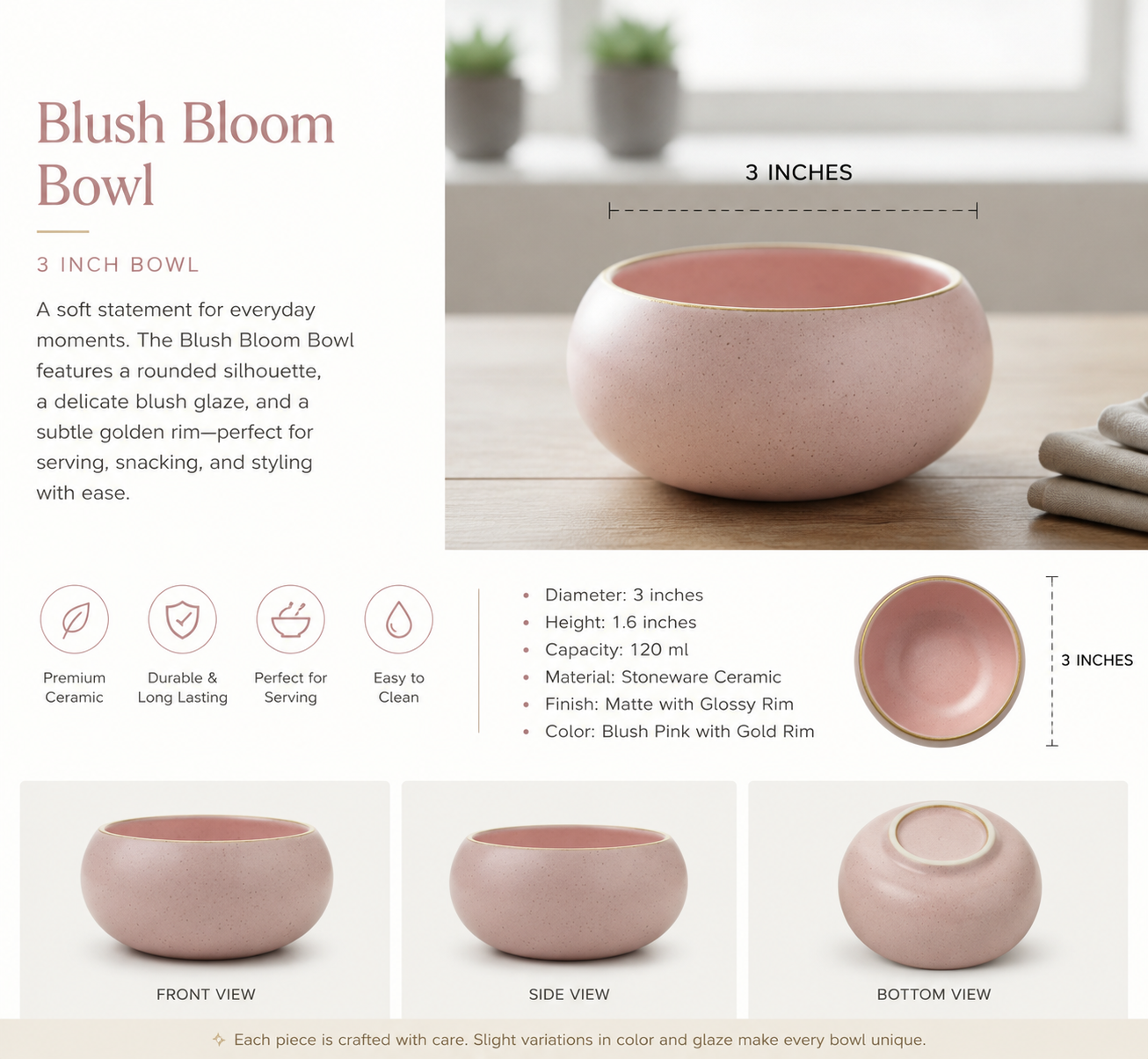 Blush Bloom Bowl
