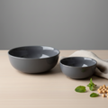 Gray Two Bowl Set