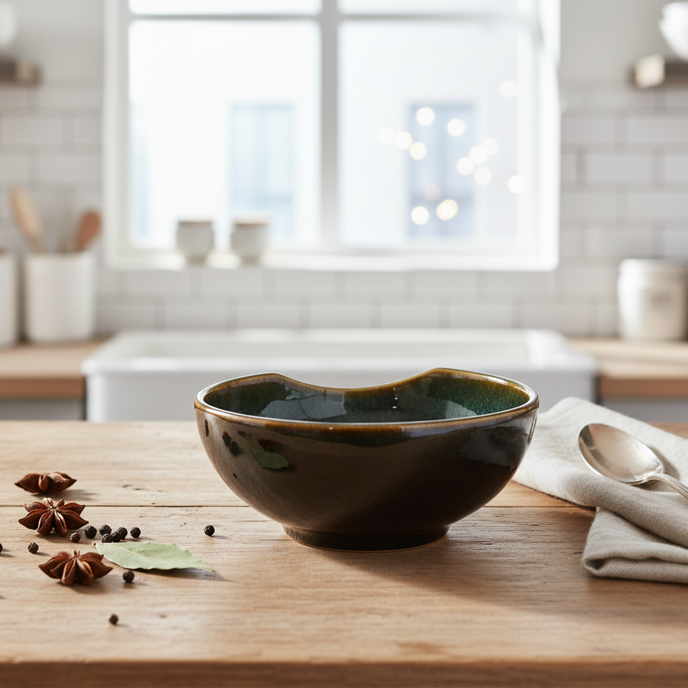 Olive Crest Bowl