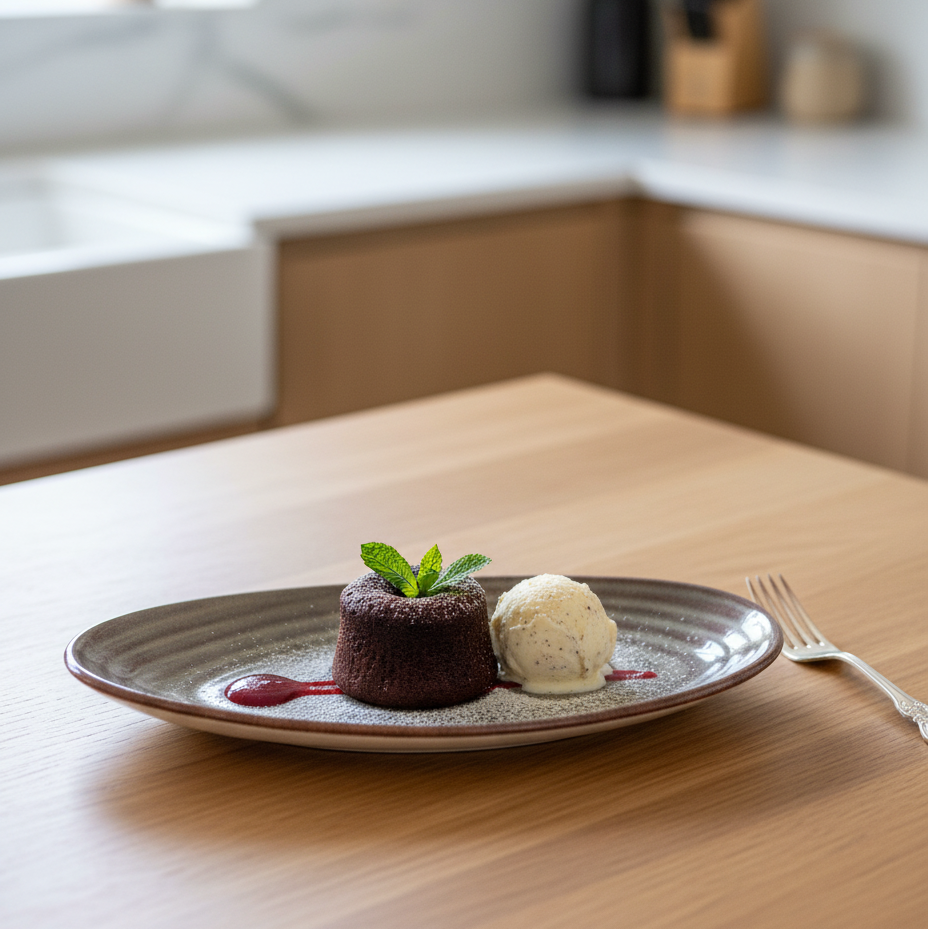 Terra Loop Dessert Plate