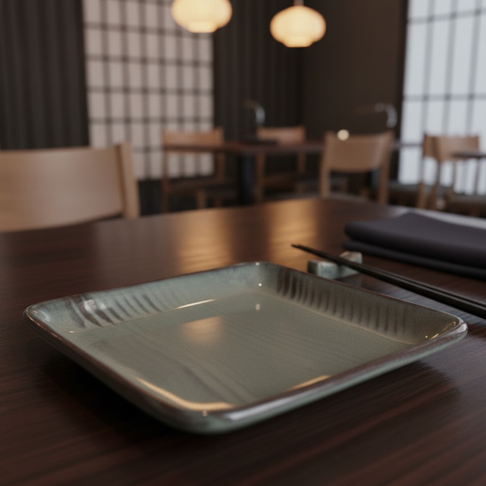 Celadon Drift Dessert Plate