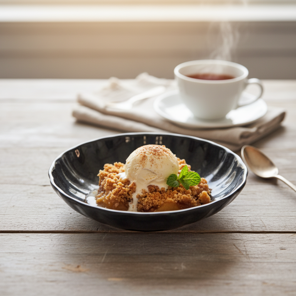 Midnight Ripple Dessert Bowl
