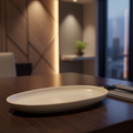 Ivory Flow Sushi Plate