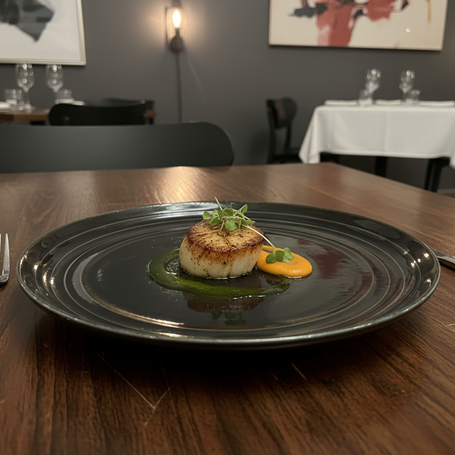 Midnight Ripple Plate