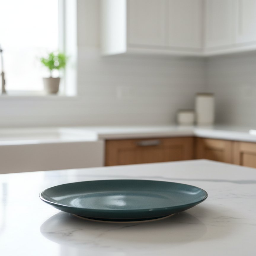Midnight Teal Dinner Plate