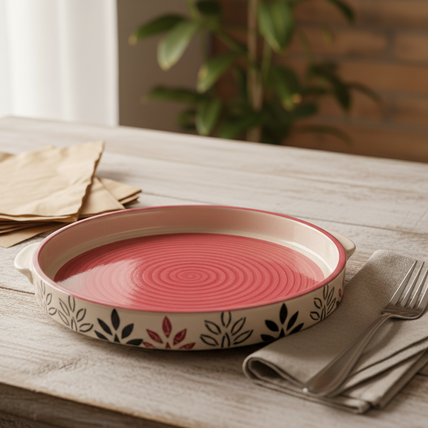 Coral Bloom Plate