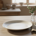 Vanilla Stoneware Plate
