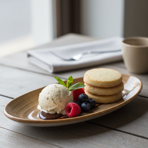 Almond Dessert Plate