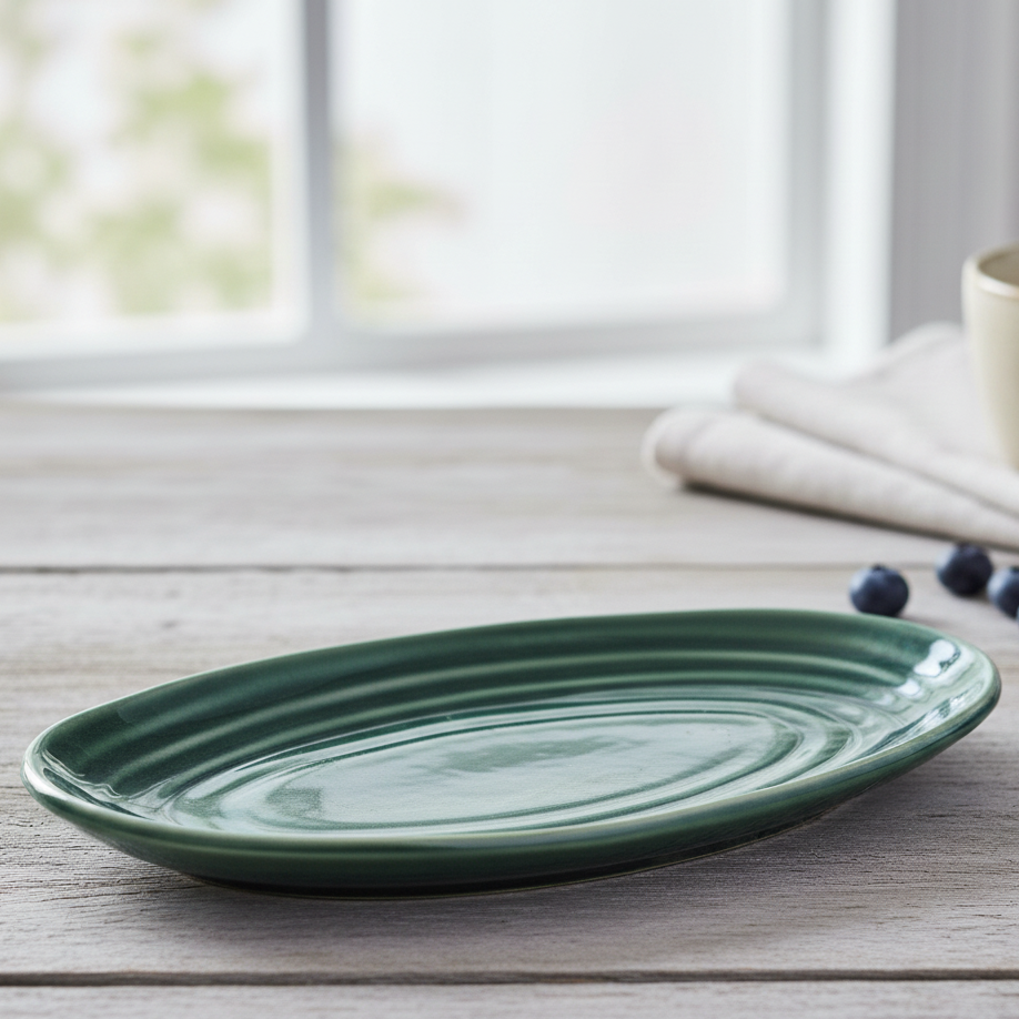 Forest Wave Dessert Plate