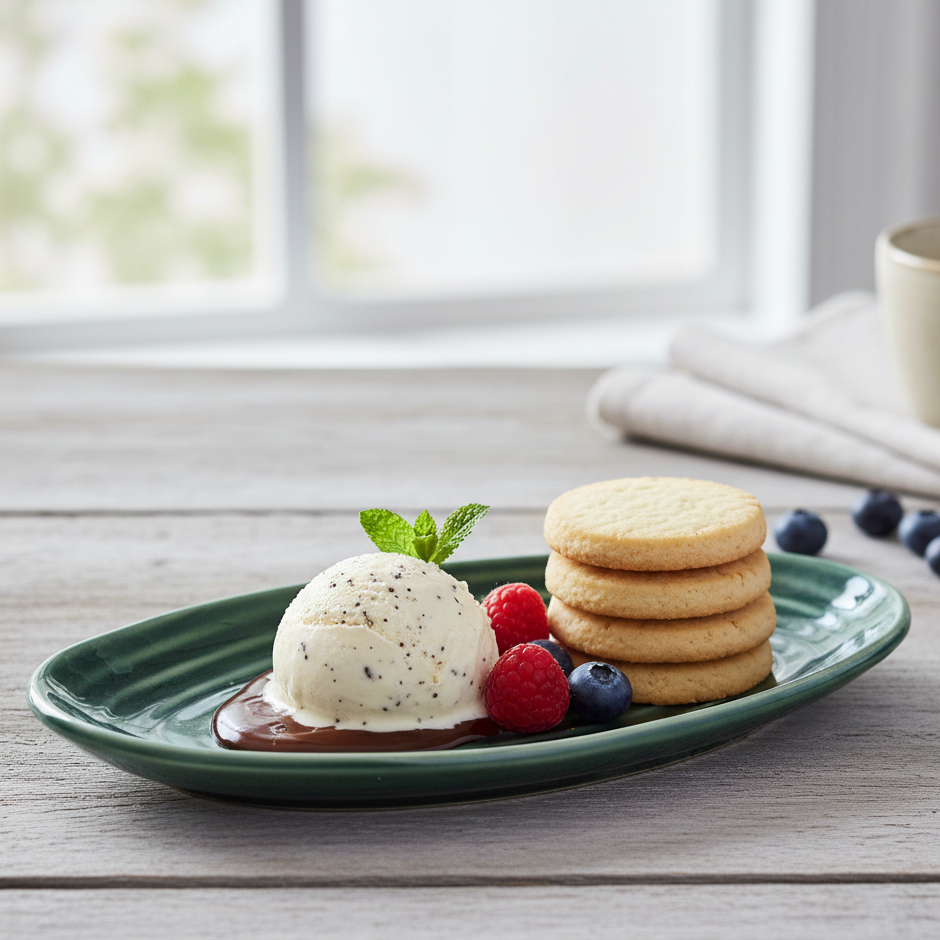 Forest Wave Dessert Plate