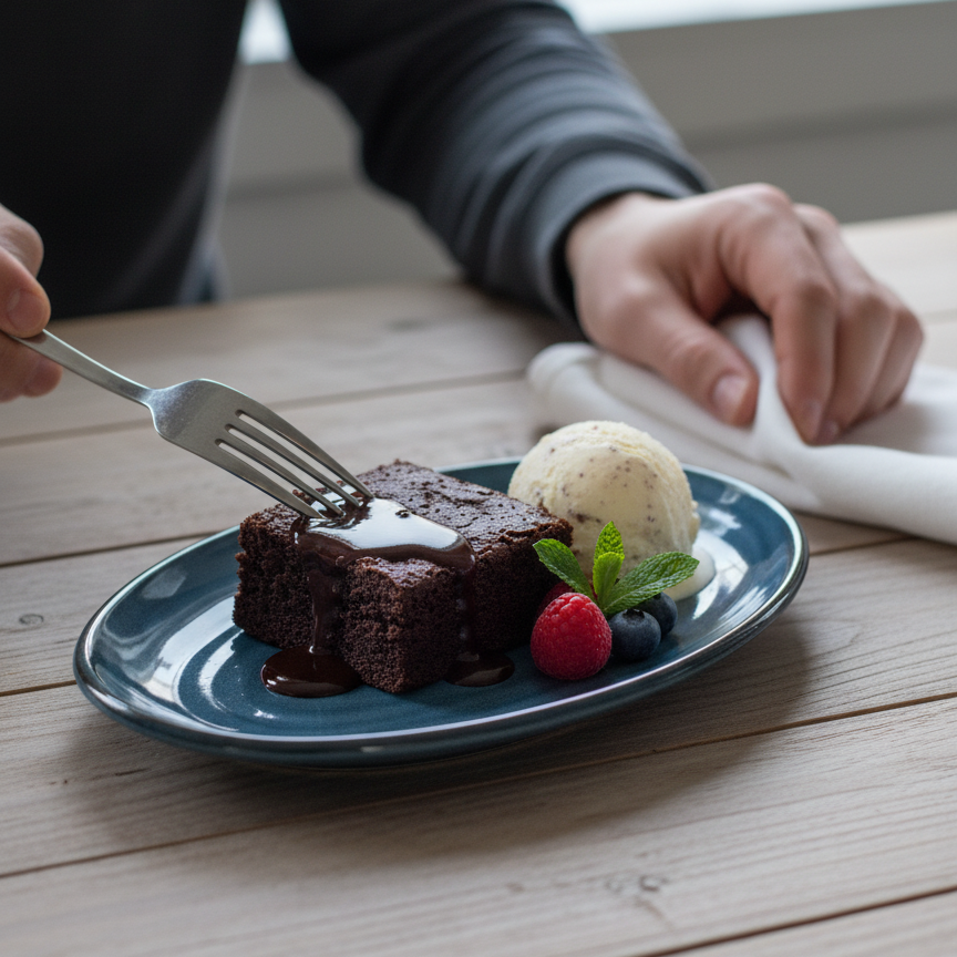 Midnight Tide Dessert Plate