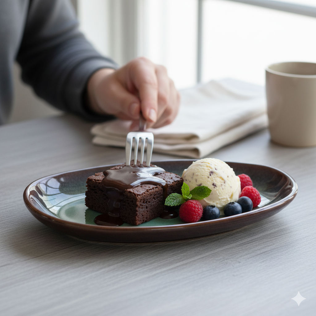 Emerald Mist Dessert Plate