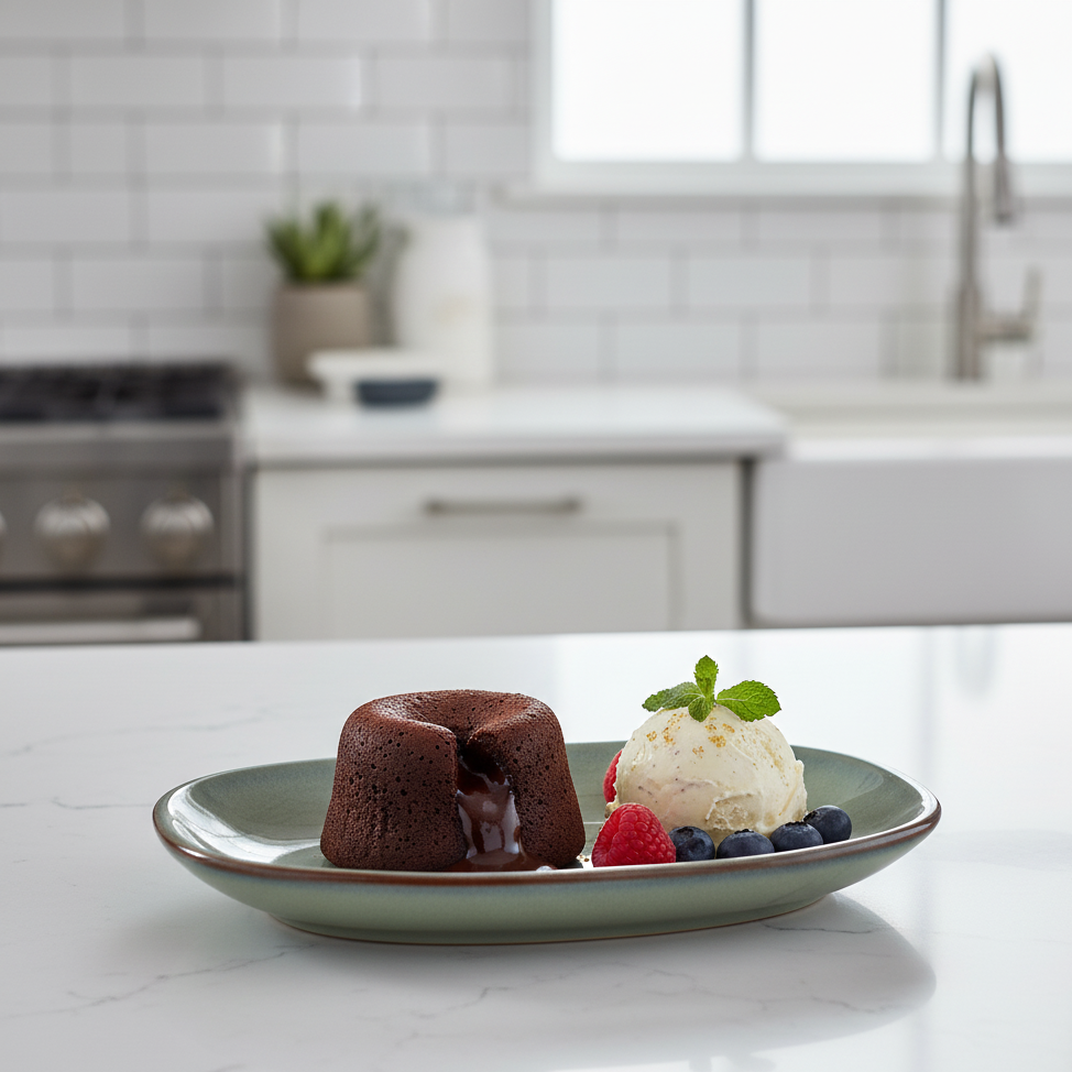 Sage Shore Dessert Plate
