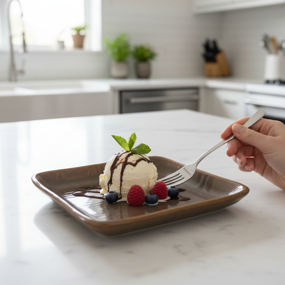 Terra Roast Dessert Plate