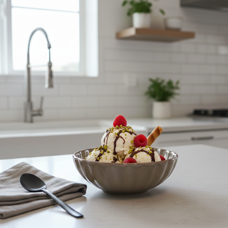 Amber Dune Dessert Bowl