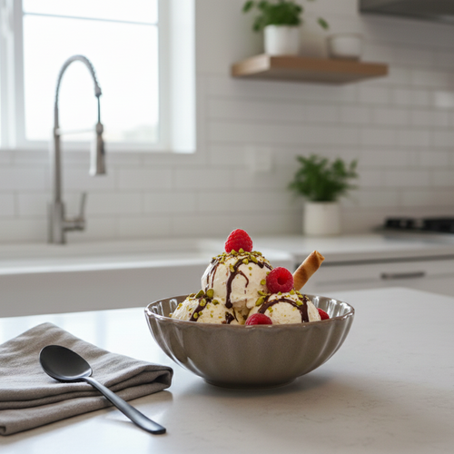 Amber Dune Dessert Bowl