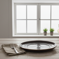 Noir Ripple Plate