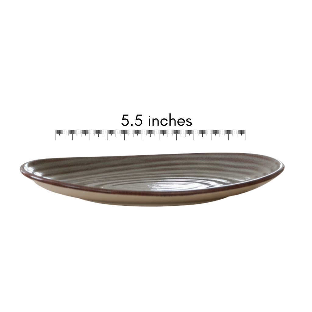 Terra Loop Dessert Plate