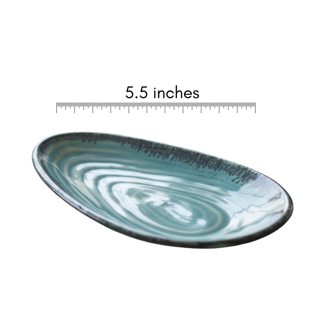 Ocean Ripple Dessert Plate