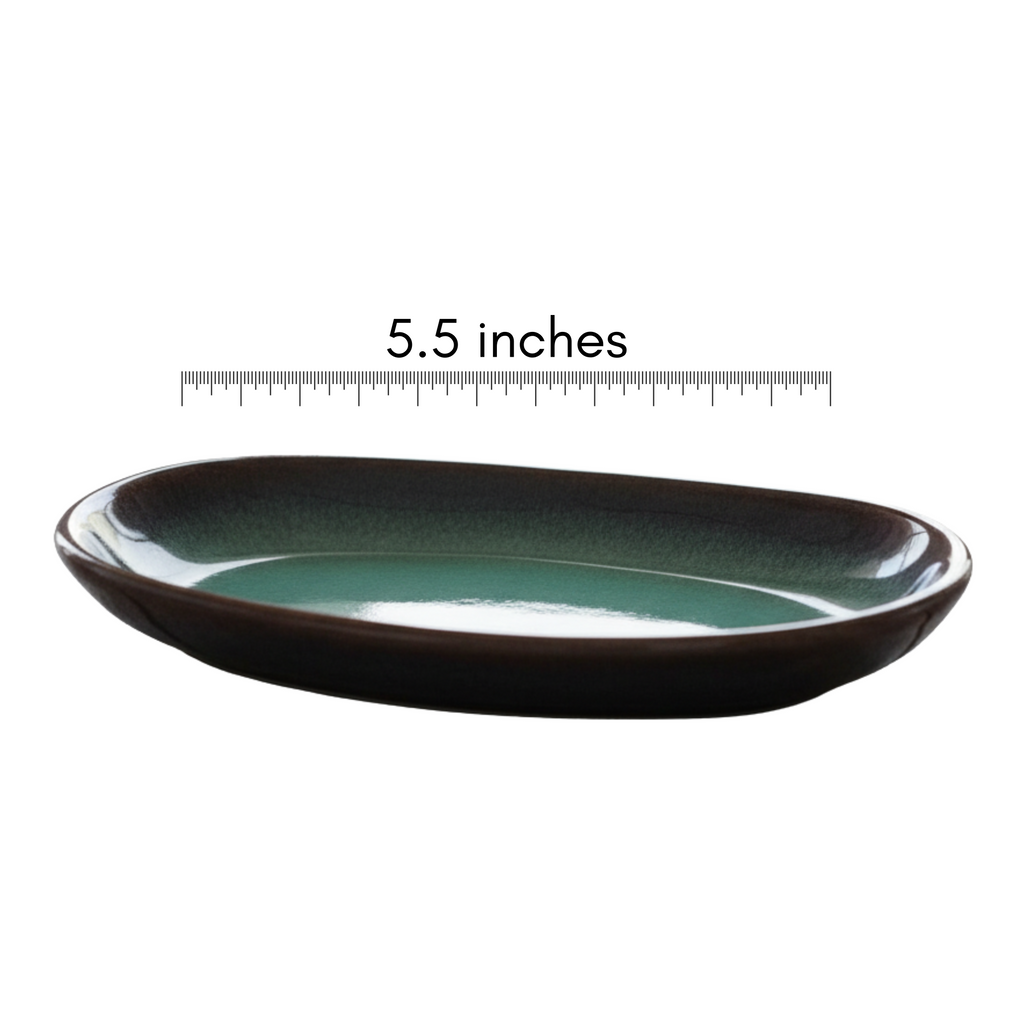 Emerald Mist Dessert Plate