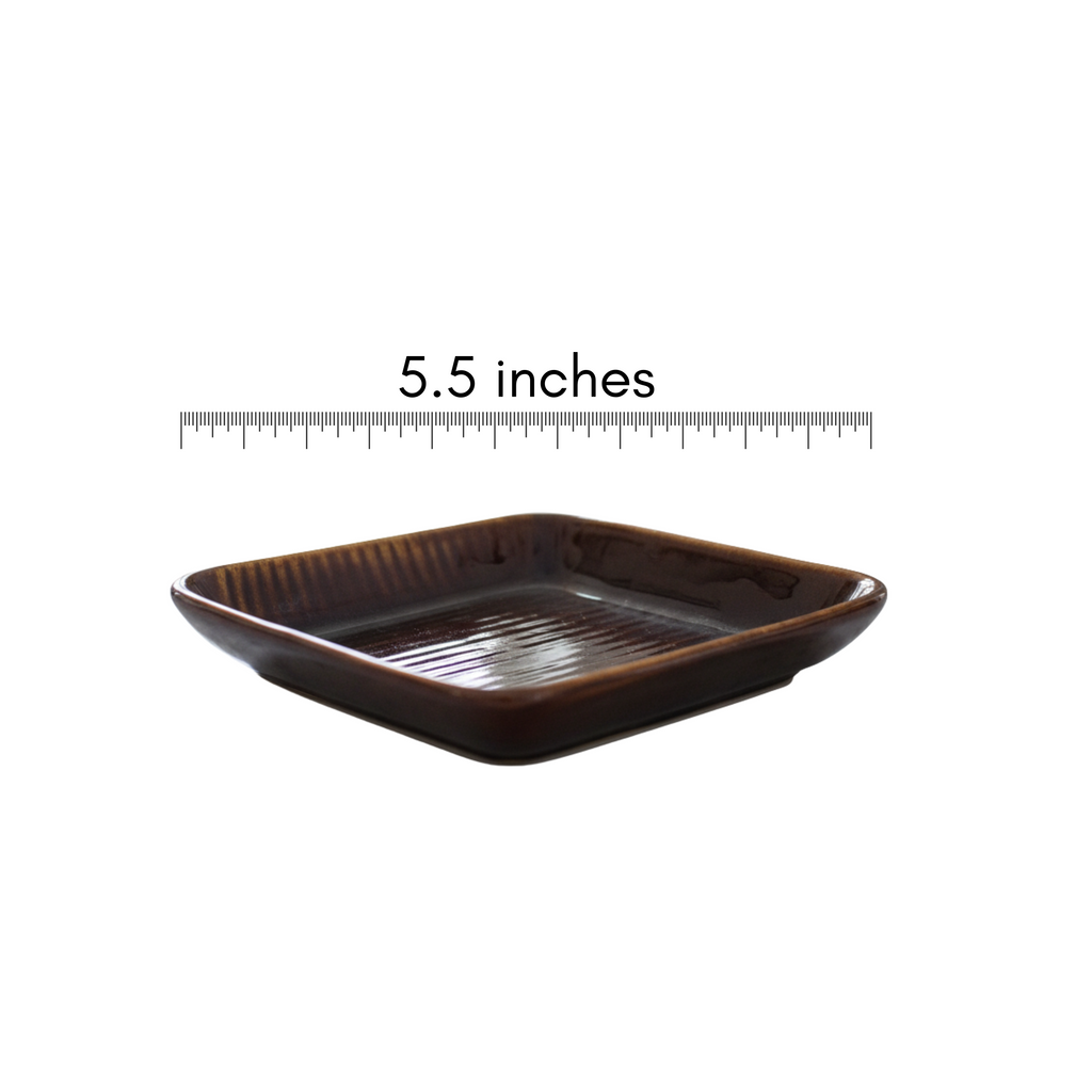 Mocha Tide Dessert Plate