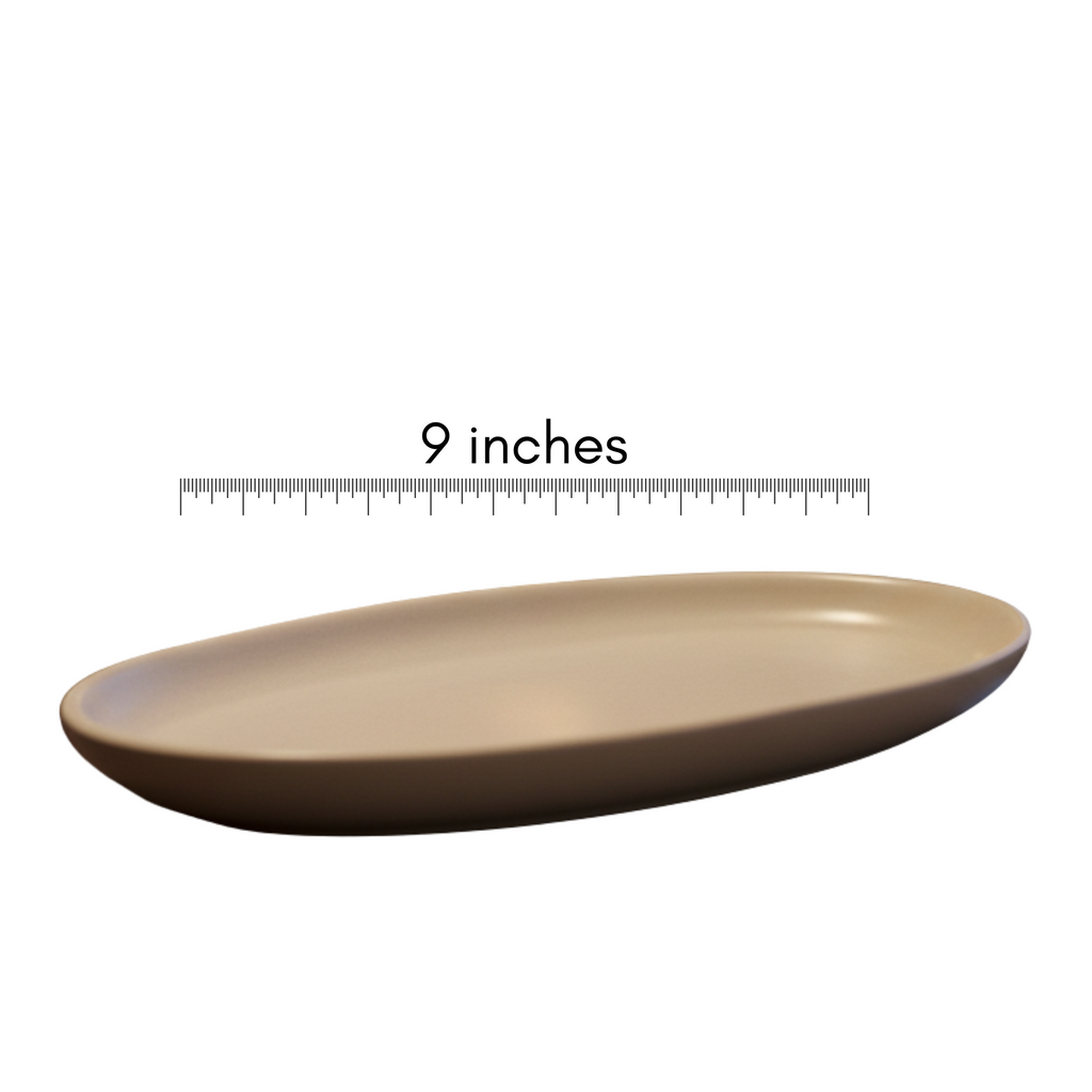 Ivory Flow Sushi Plate