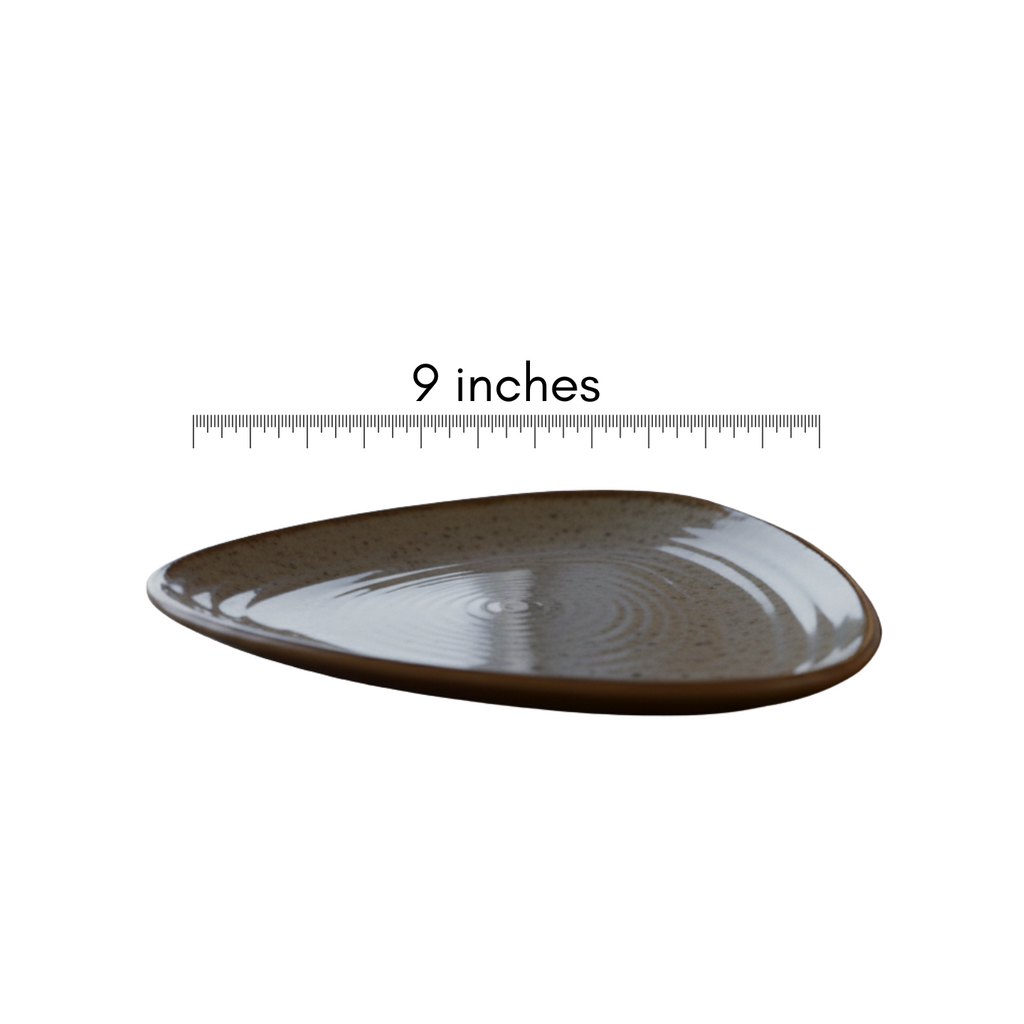 Ripple Earth Serving Plate