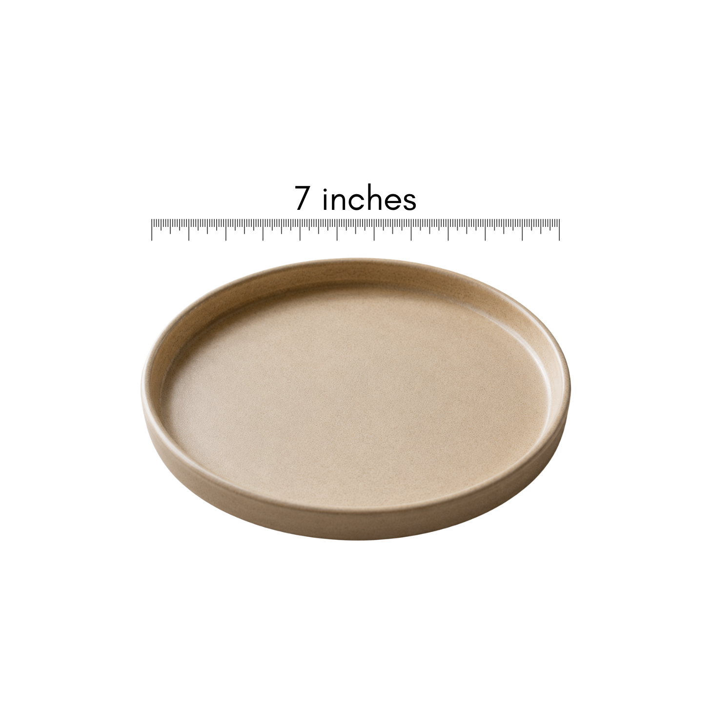 Sandstone Serve Plate 7”