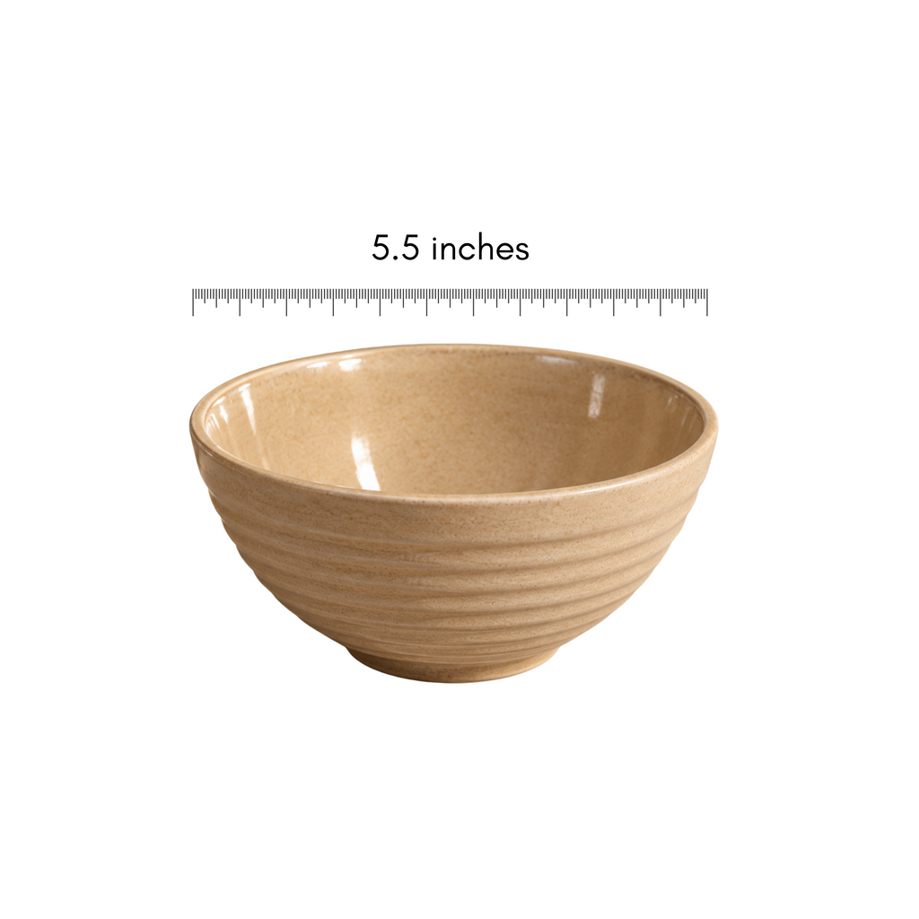 Beige Ramen Bowl