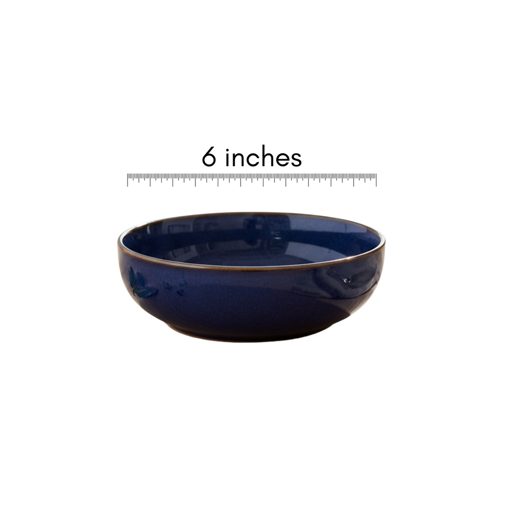 Deep Blue Gloss Bowl