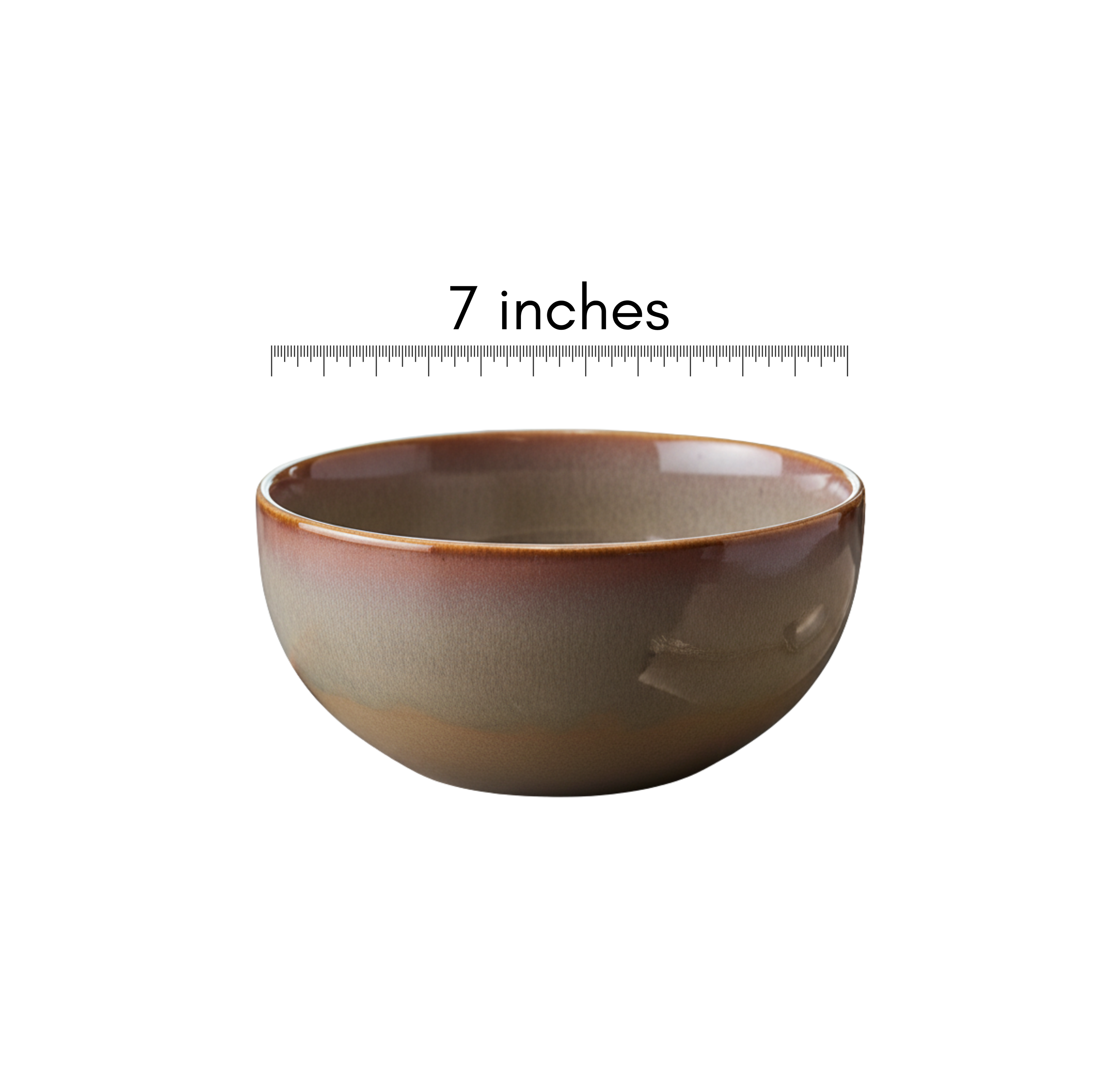 Amber Earth Round Bowl