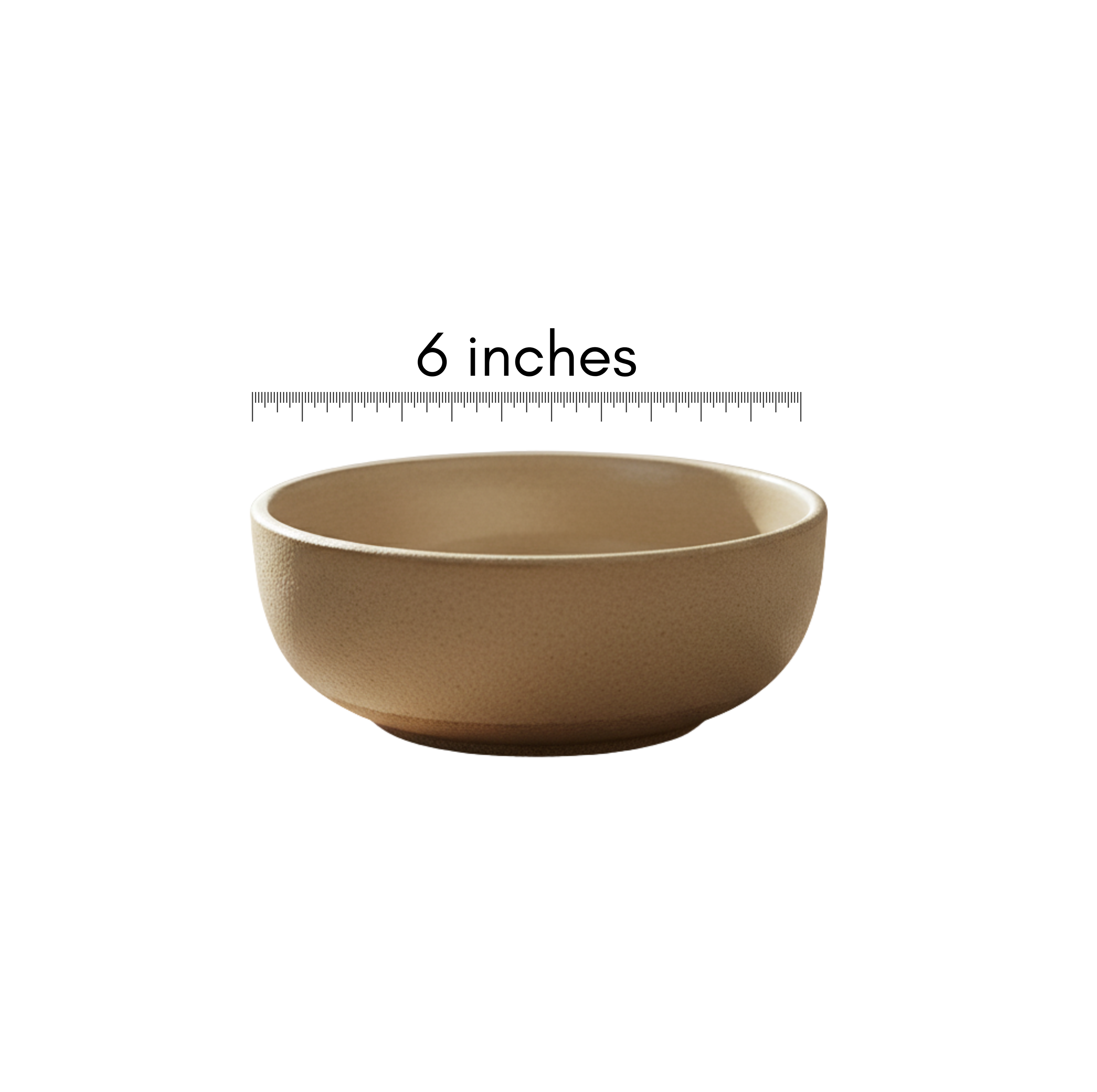 Sandstone Dual-Glaze Bowl